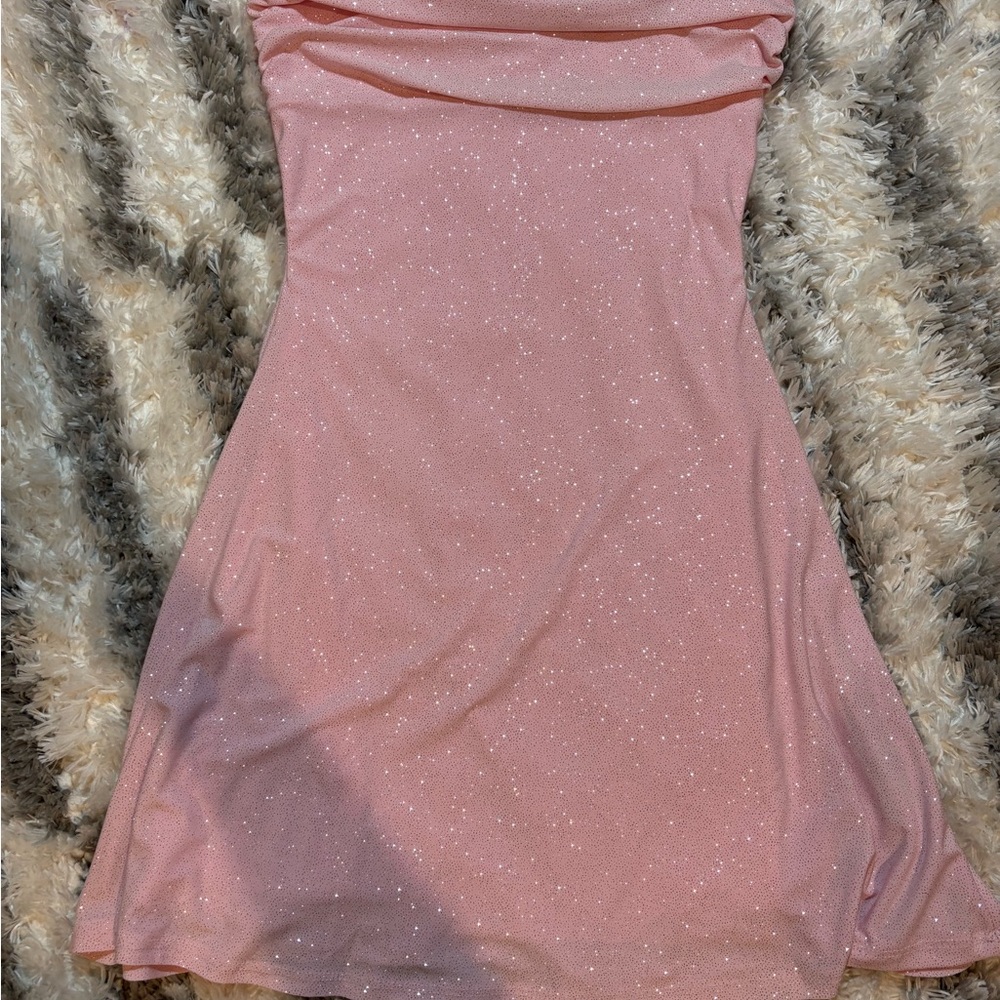 Baby pink Windsor mini dress size S